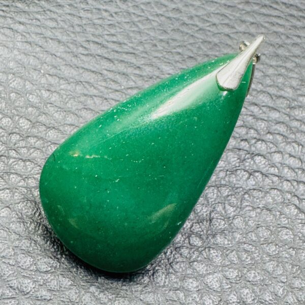 Pendentif en aventurine verte du Brésil (réf av6) – Image 3