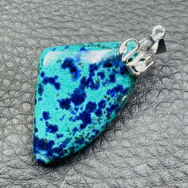 Pendentif en Azurite malachite du Pérou (réf az9) – Image 2