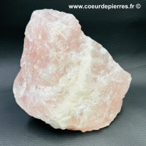 Bloc brut de quartz rose de Madagascar (réf prb6)
