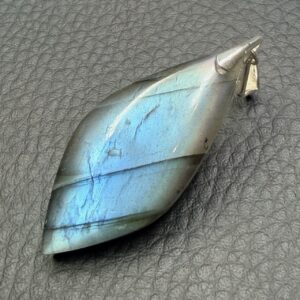 Pendentif Labradorite Bleu Lagon