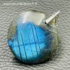 Pendentif en Labradorite Bleu Lagon