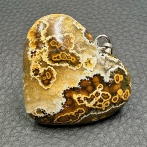 Pendentif jaspe orbiculaire