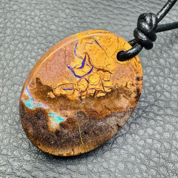 Pendentif Opale Boulder d’Australie (ref po57) – Image 4