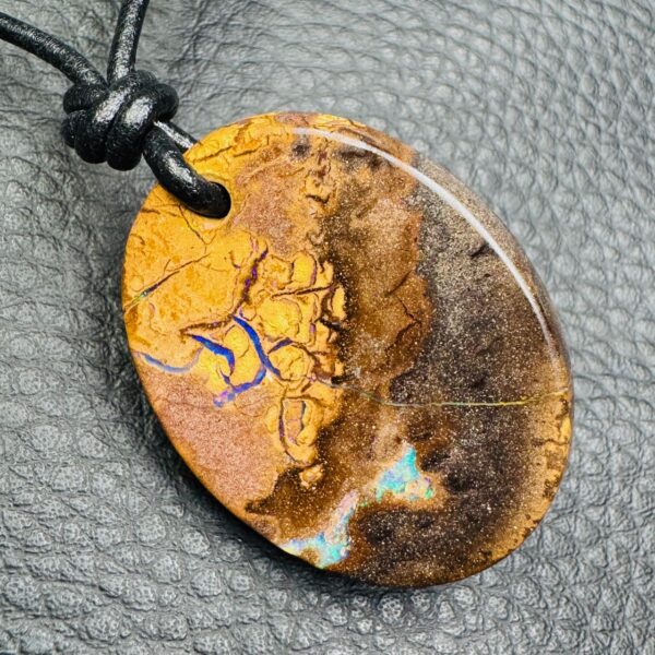 Pendentif Opale Boulder d’Australie (ref po57) – Image 3