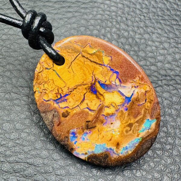Pendentif Opale Boulder d’Australie (ref po57) – Image 2