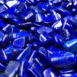 Lapis lazuli d’Afghanistan pierres roulées « petite taille »