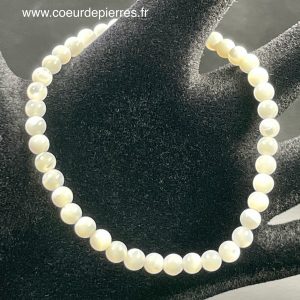 Bracelet nacre perles de 4mm