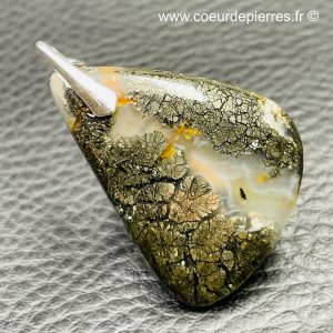 Pendentif en Nipomo marcasite « pyrite » de Californie, USA (réf ppy6)