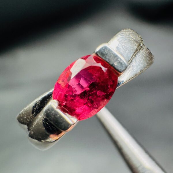 Bague en Tourmaline Rubellite "taille 53" (réf bat27) – Image 4