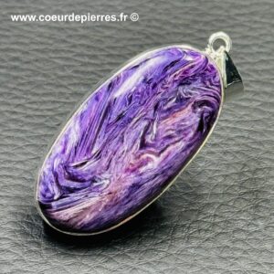 Pendentif charoïte de Sibérie (réf char2)