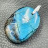 Pendentif Labradorite Bleu Lagon