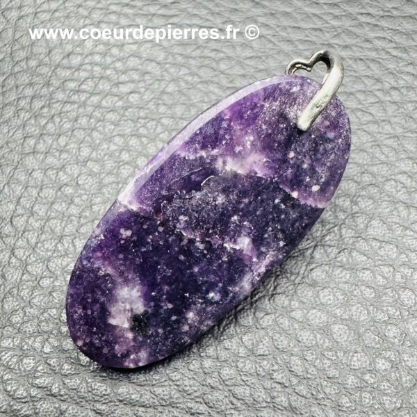 Pendentif en Lépidolite du Brésil (réf pl9) – Image 3