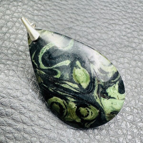 Pendentif Jaspe Kambaba de Madagascar (réf pk5) – Image 2