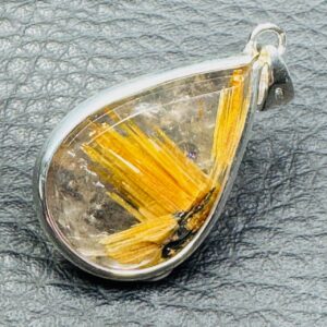 Pendentif en Quartz Rutile