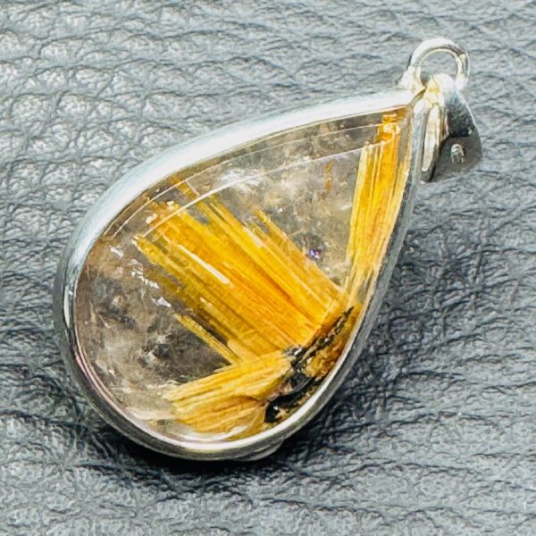 Pendentif en Quartz Rutile
