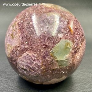 Sphère en Mica lépidolite de Madagascar 1,040kg (réf sml5)