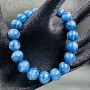 Bracelet en cyanite bleue