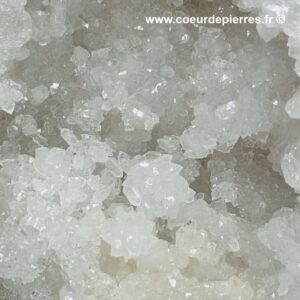 Géode cristal de roche du Maroc de 1,125kg (réf gcr20)