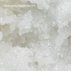 Géode cristal de roche du Maroc 0,147kg (réf gcr7)