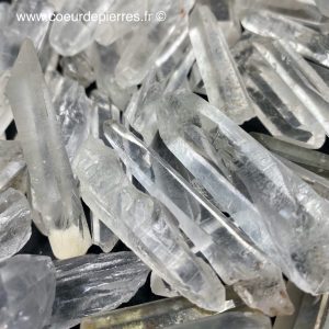 Pointes de cristal de roche lémurien du Brésil « grande taille »