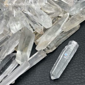 Pointes de cristal de roche lémurien du Brésil « grande taille »