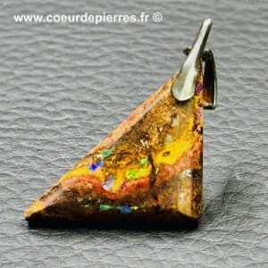 Pendentif Opale Boulder d’Australie 21 carats (réf po81)
