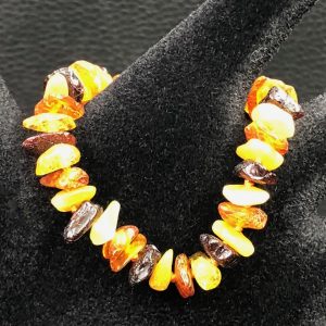 Bracelet ambre de la mer Baltique taille enfant (réf bab9)