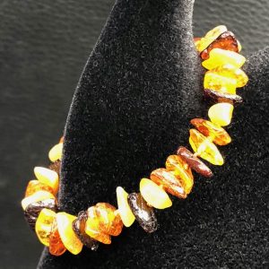 Bracelet ambre de la mer Baltique taille enfant (réf bab9)