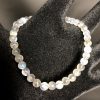 Bracelet en Labradorite (haute qualité) "perles 4mm" (réf blp1) – Image 2
