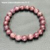 Bracelet en lépidolite violette "perles 10mm extra” – Image 3