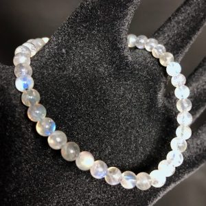 Bracelet en labradorite “haute qualité” perles de 4mm (réf blp1)