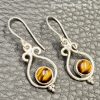 Boucles d’oreilles Oeil de Tigre (réf boti6) – Image 2