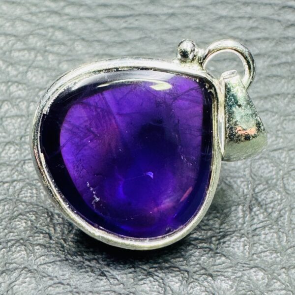 Pendentif en améthyste du Brésil (réf pa18) – Image 3
