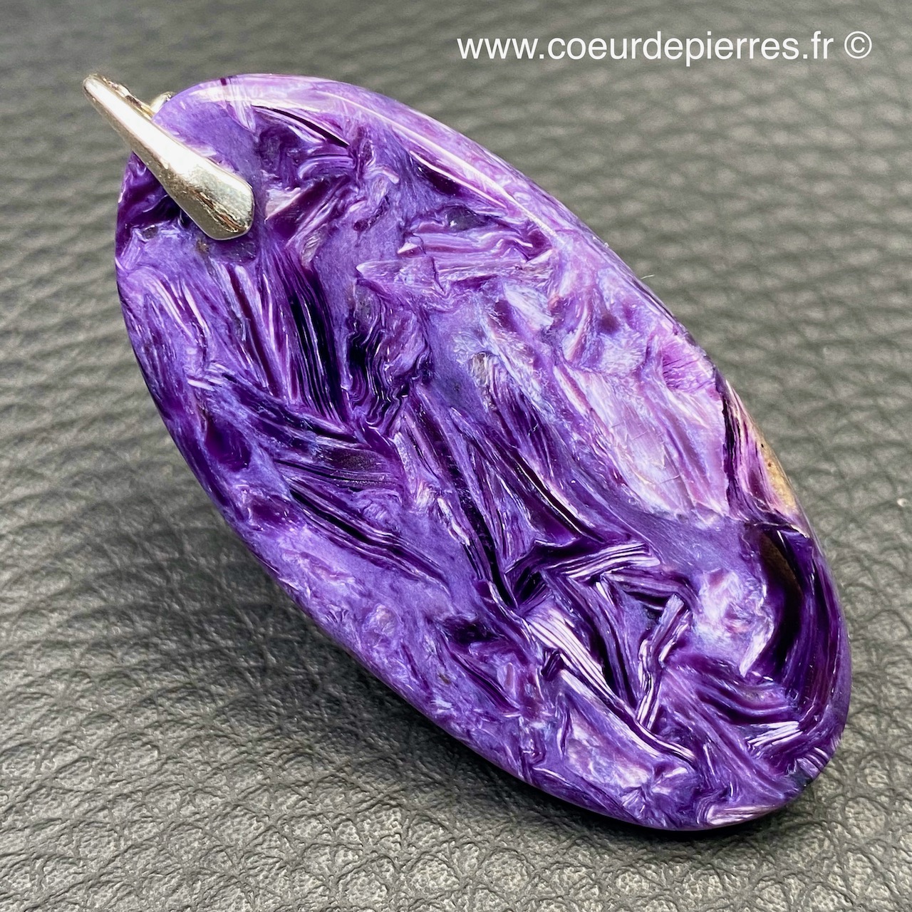 AZURIT Pendentif Navette Perçé Taillé En Pierre Précieuse H1