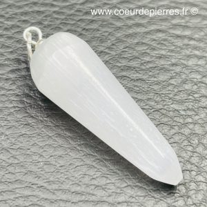 Pendentif en Sélénite du Maroc (réf sel11)