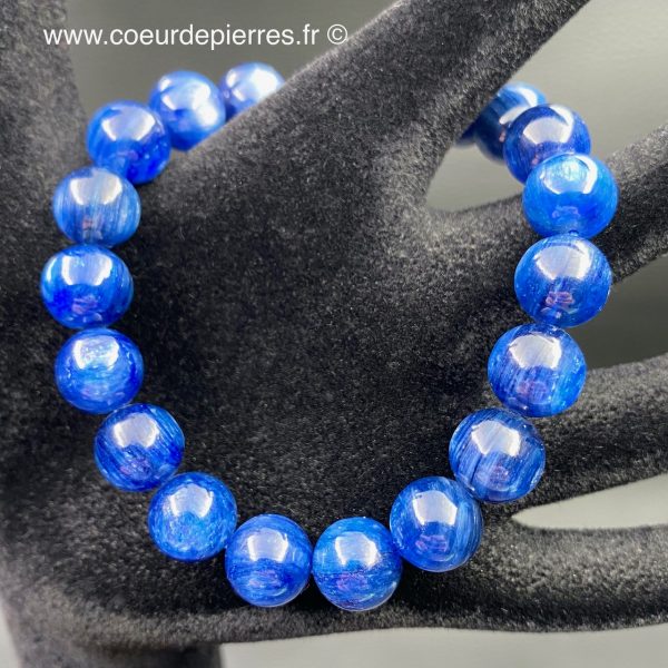 bracelet en cyanite bleue