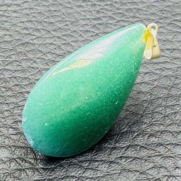 Pendentif en aventurine verte du Brésil (réf av4) – Image 3