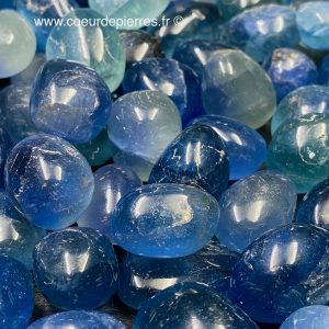 Fluorite bleue naturelle “petit galet”