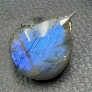 Pendentif Labradorite Bleue Abyssal