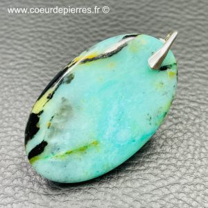 Pendentif en opale Péruvienne « Cordillère des Andes » de 65,5 carats (réf poa10)