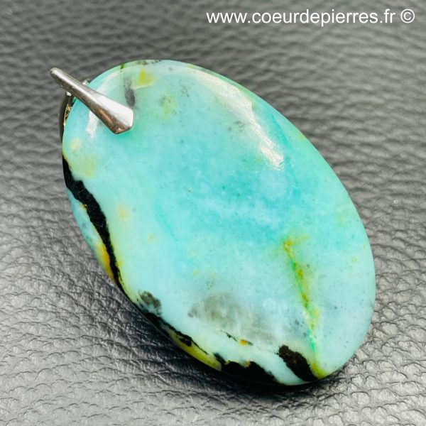 Pendentif en Opale Verte Péruvienne