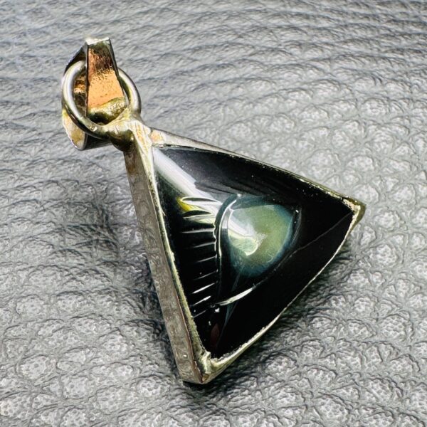 Pendentif Obsidienne Oeil Céleste « suprême » Mexique (réf ooc1) – Image 2