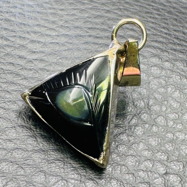 Pendentif Obsidienne Oeil Céleste « suprême » Mexique (réf ooc1) – Image 3