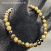 Bracelet en Obsidienne Dorée du Mexique “perles 6mm” – Image 3