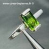 Bague Tourmaline Verte du Brésil "Taille 57" (réf bat7) – Image 2