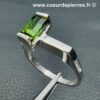 Bague Tourmaline Verte du Brésil "Taille 57" (réf bat7) – Image 5