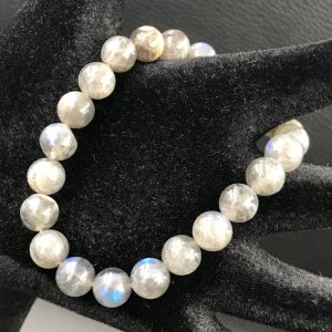 Bracelet perles en labradorite « haute qualité » perles 8mm (réf blp6)