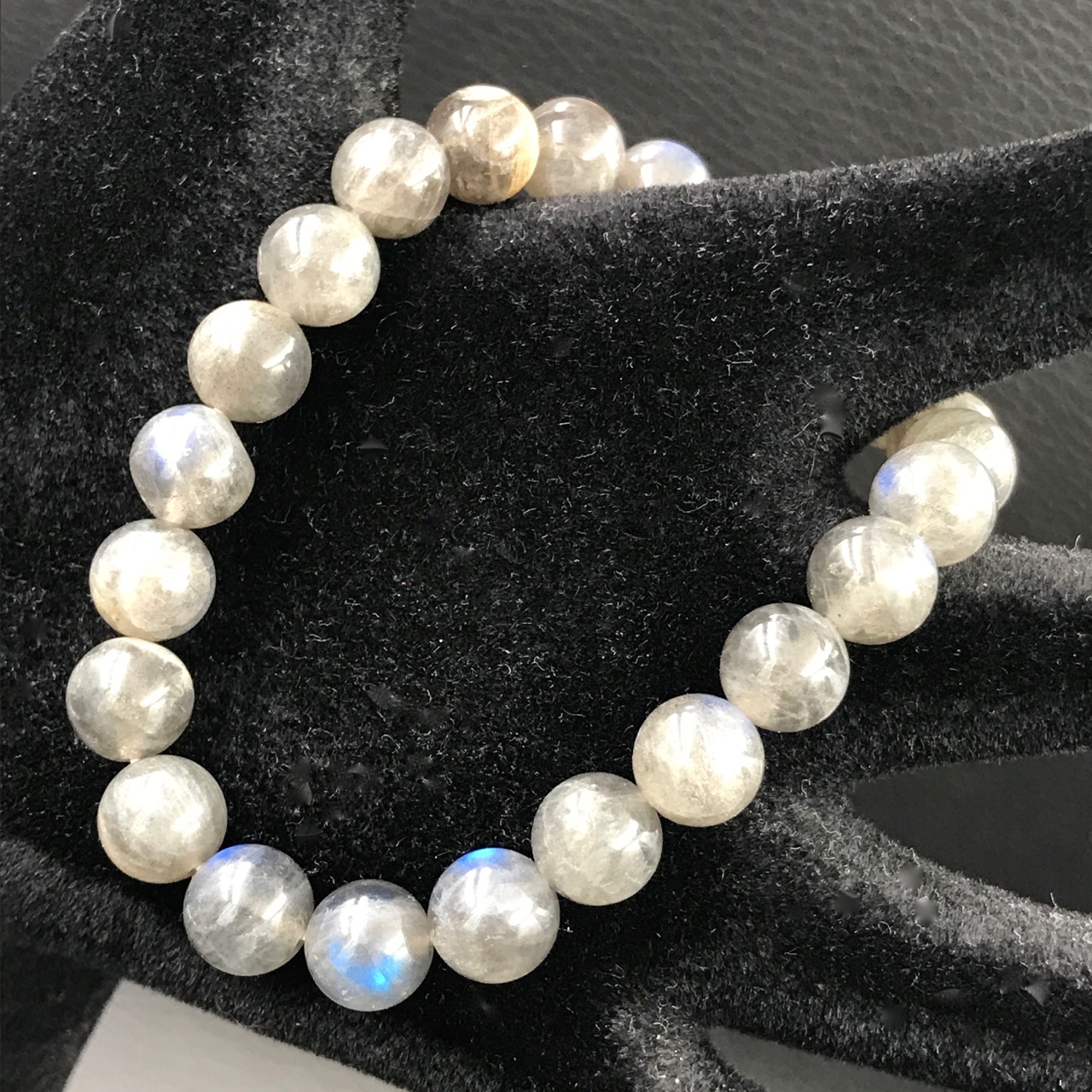 Bracelet perles en labradorite “haute qualité” perles 8mm (réf blp6)