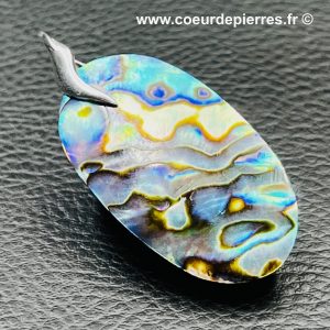 Pendentif en nacre d’Abalone “grand modèle” (réf nc13)