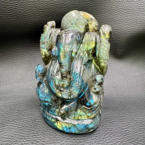 Sculpture en Labradorite "Ganesch" (réf slg1) – Image 2